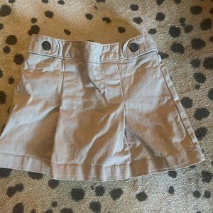Old Navy - Khaki Girls Skort/Skirt - Size 6-7